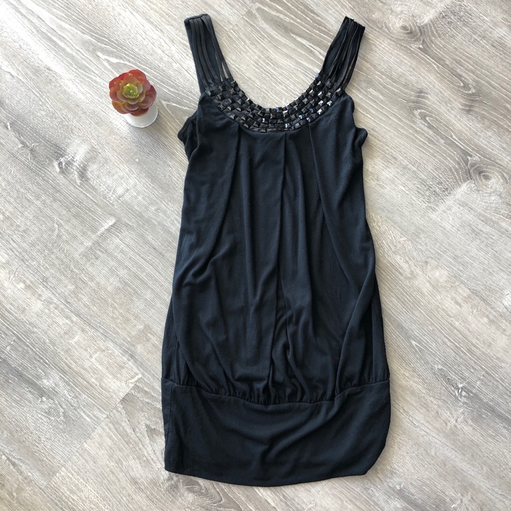 Cotta.G Black Top Dress Spaghetti Strap